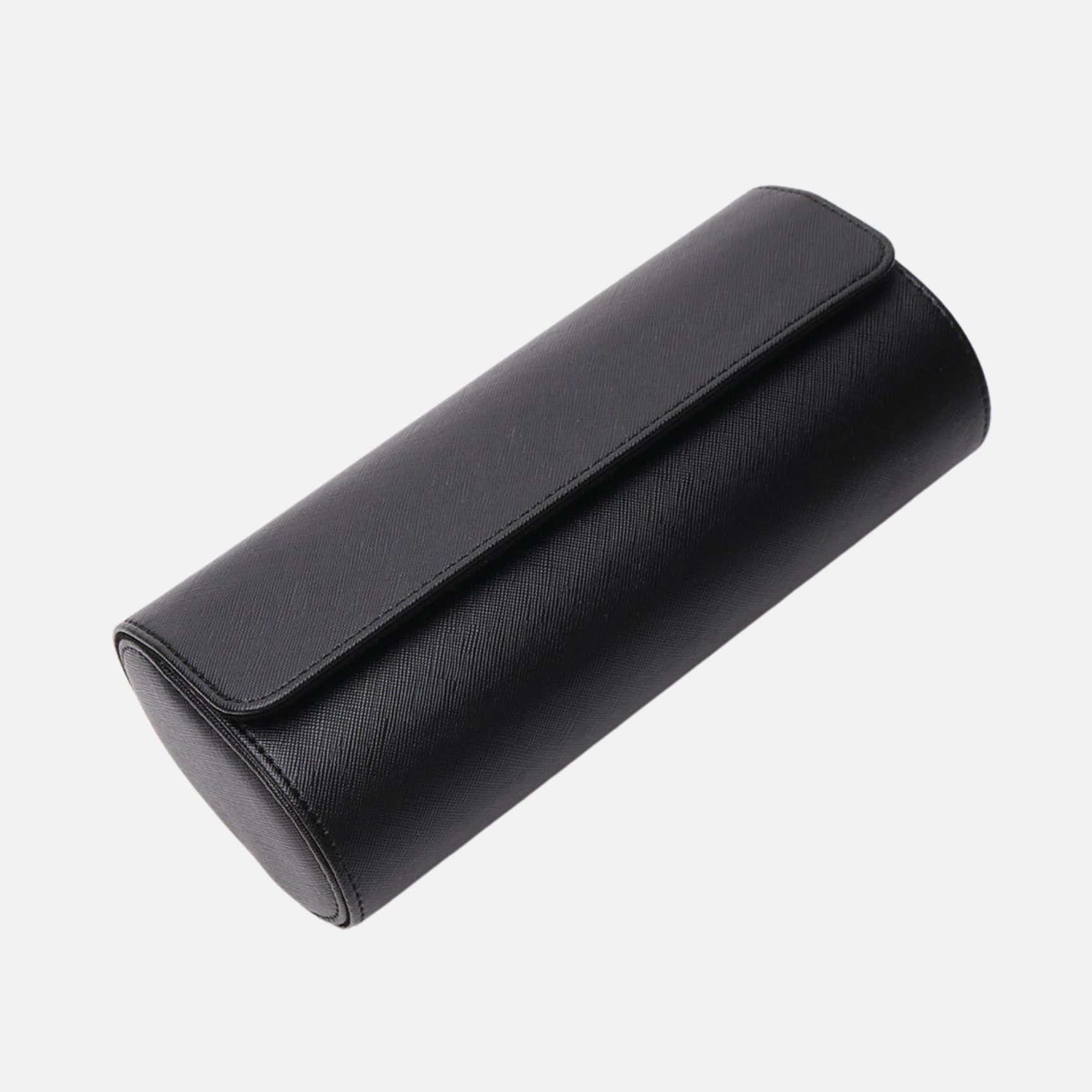 Estuche Poedgar de 3 ranuras - Piel negra