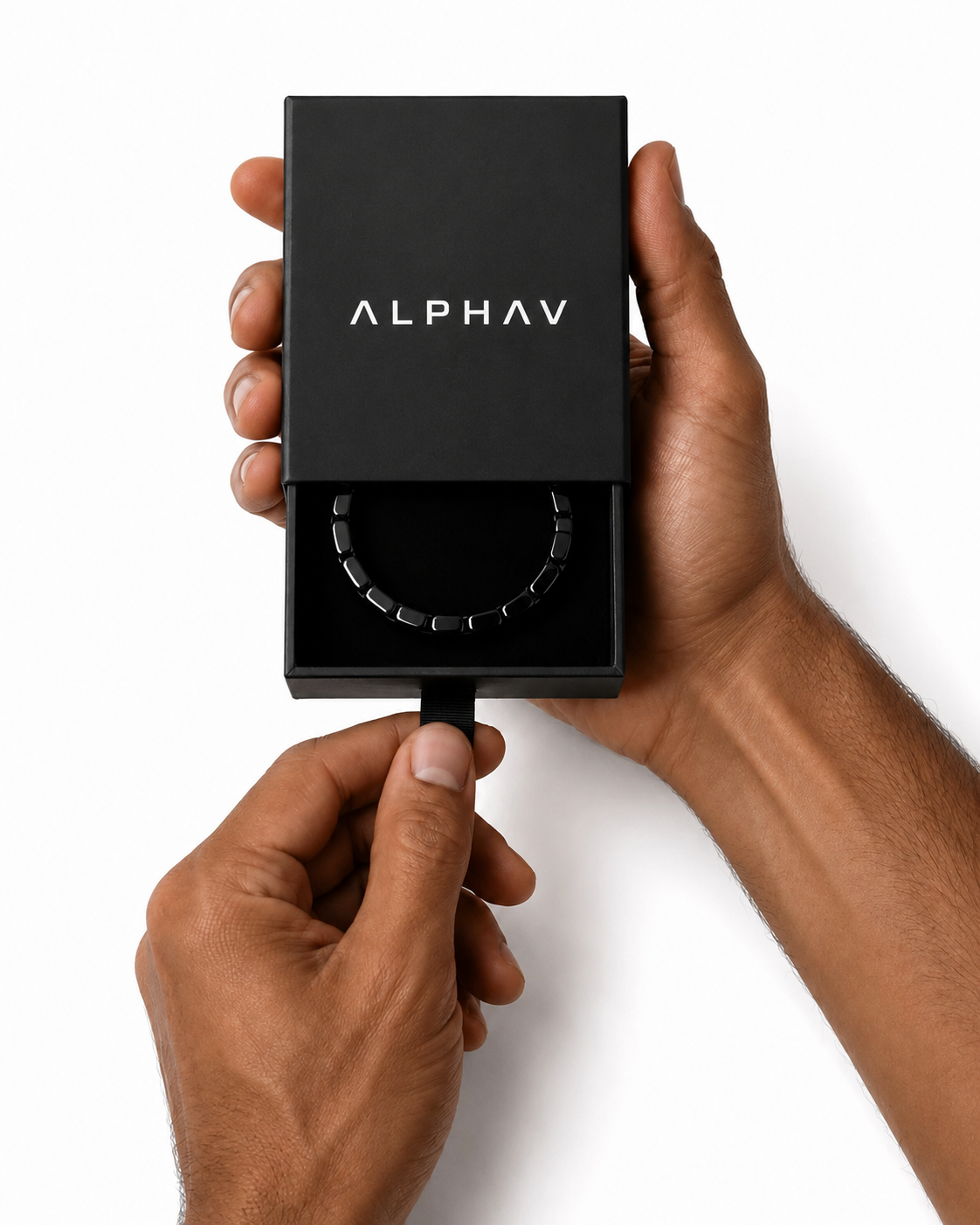 Pulsera de hematita Alphav ( Compra 1 y llévate 2 )