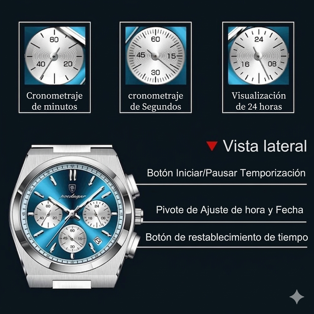 Reloj Poedagar Commander